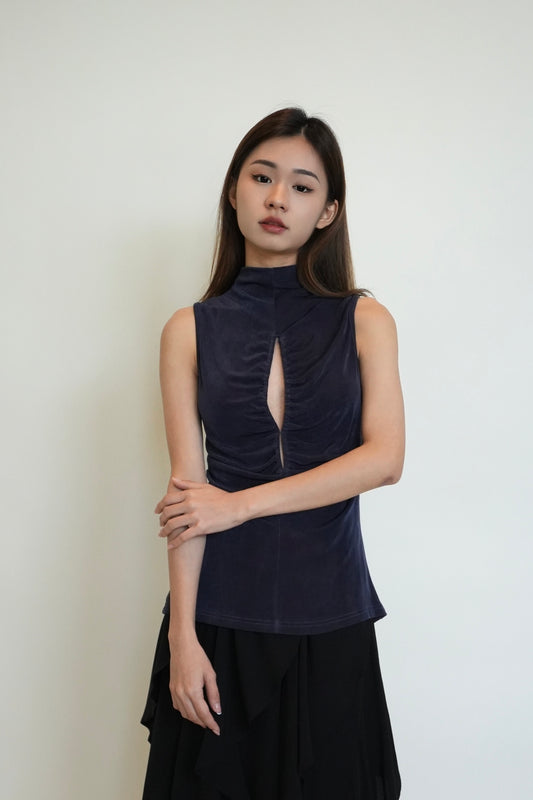 Ruched Elastic Top