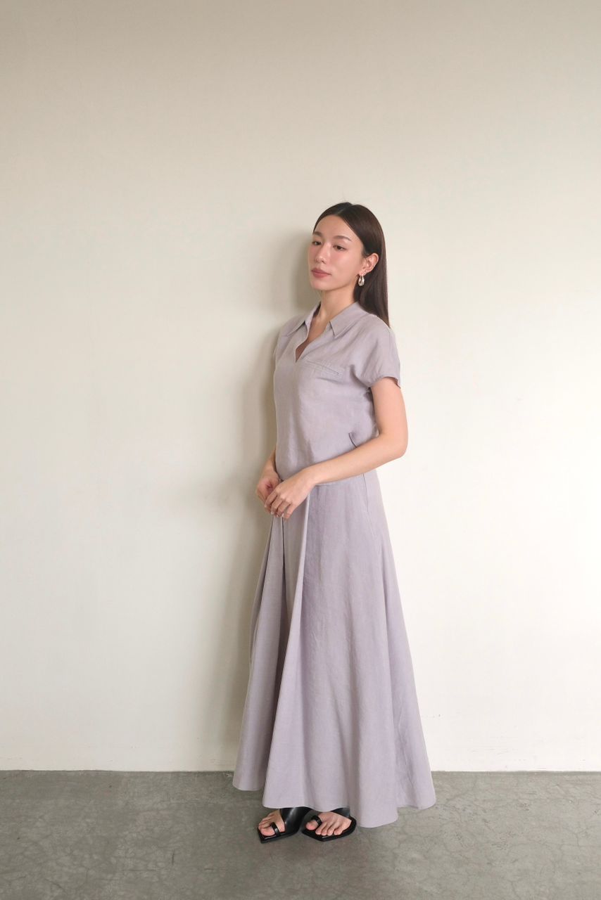 Linen-Cotton Elastic Skirt