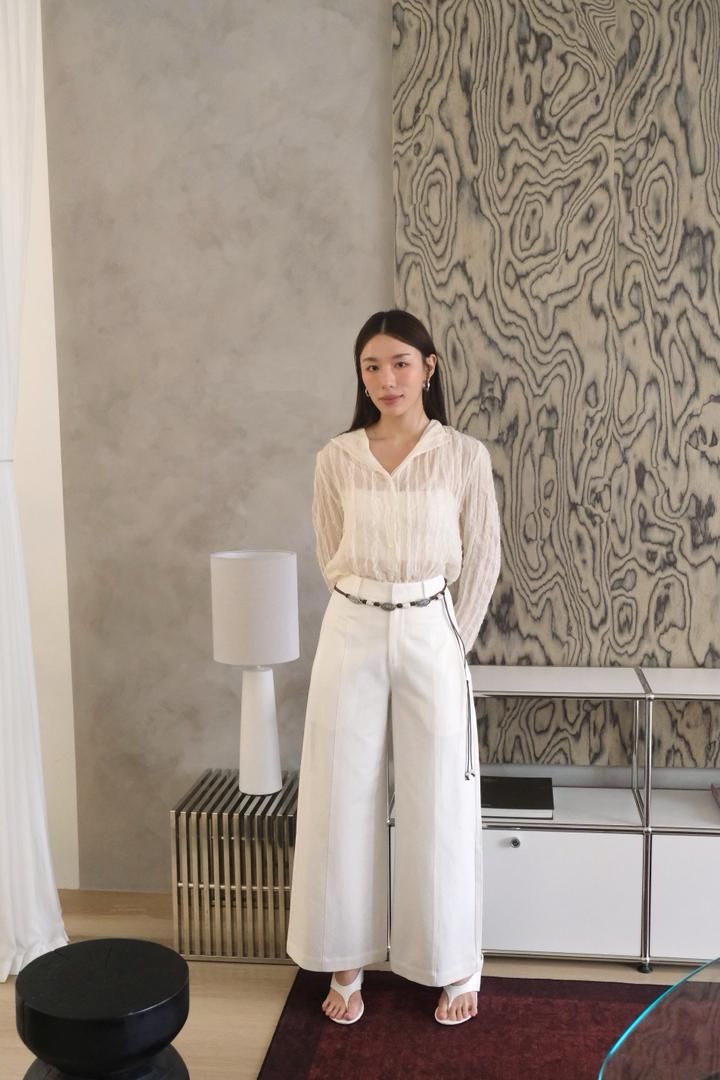 Ivory Structure Pants