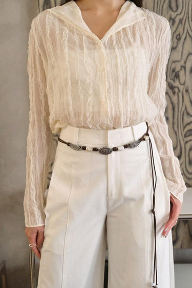 Ivory Structure Pants