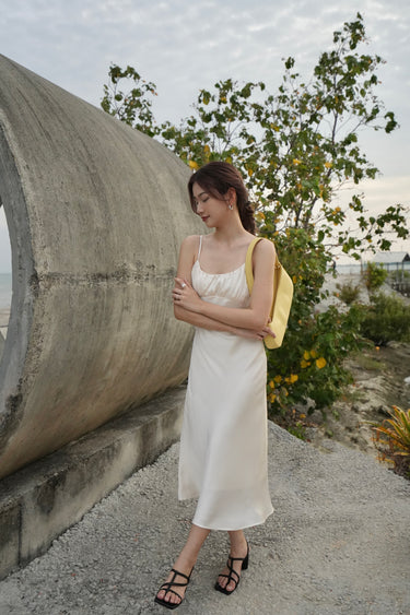 Silk Dress With Slit