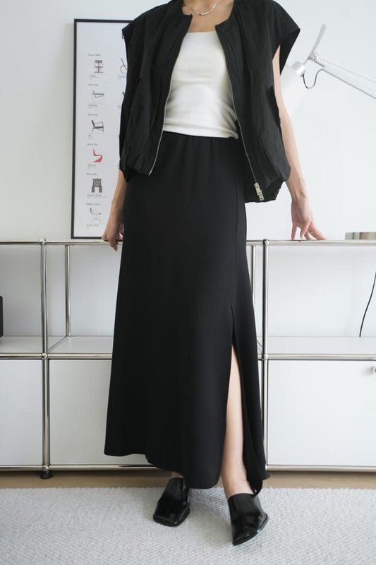 Stretchable Elastic Waistband Skirt