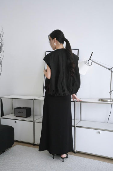 Elastic Waistband Skirt