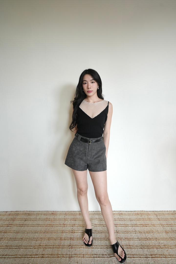 Reversible Semi Sheer Top