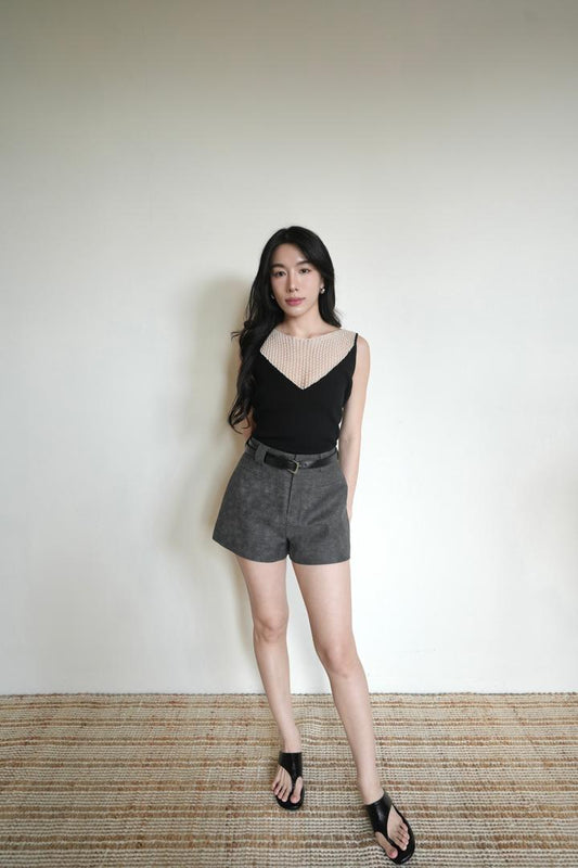 Reversible Semi Sheer Top