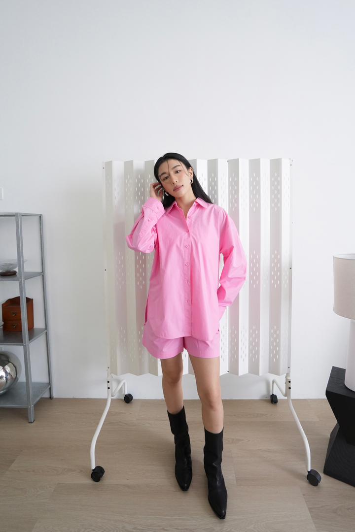 Candy-Colored Shirt Set