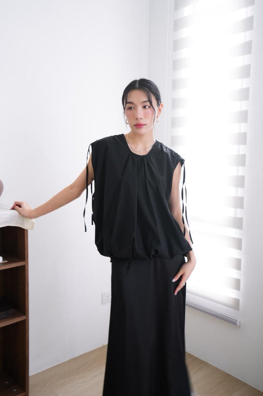 Urban Drawstring Shell Top