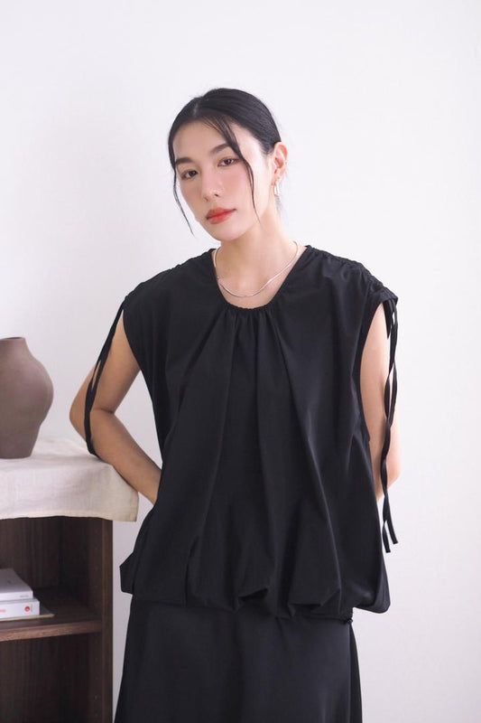 Urban Drawstring Shell Top