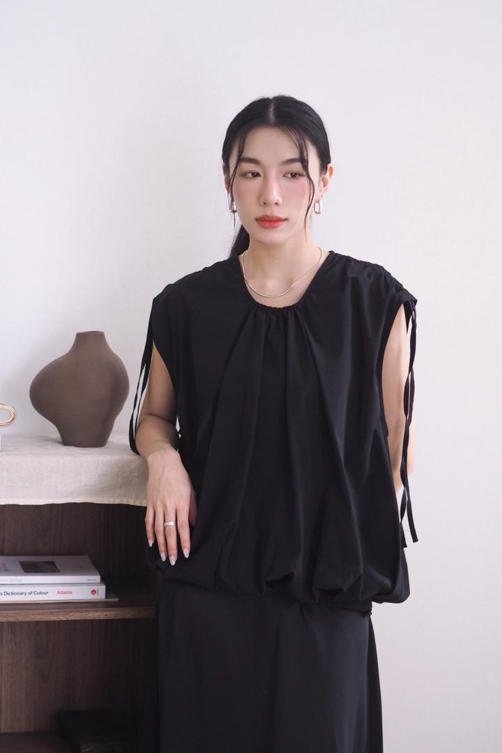 Urban Drawstring Shell Top