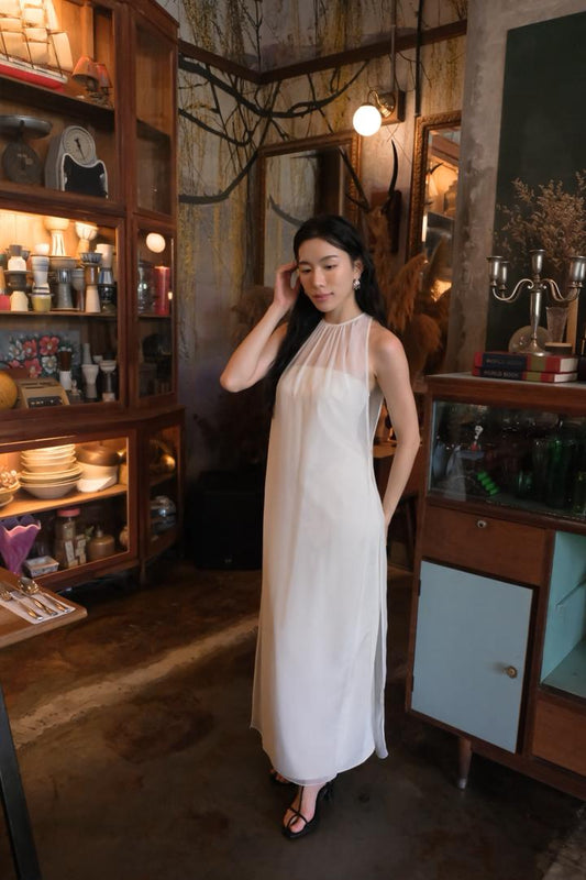 Sheer One-Piece Dress