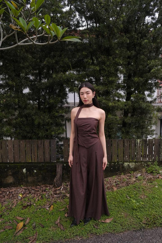 Strapless Halter-neck sleeveless set