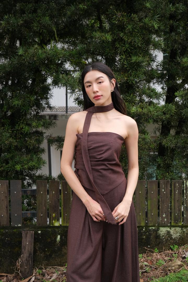 Strapless Halter-neck sleeveless set