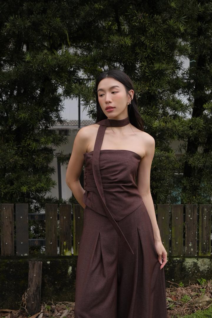 Strapless Halter-neck sleeveless set