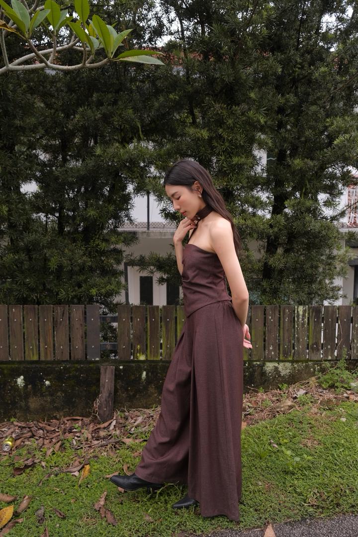 Strapless Halter-neck sleeveless set