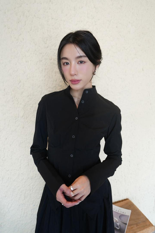 Shirt With Side Slit Hem Set