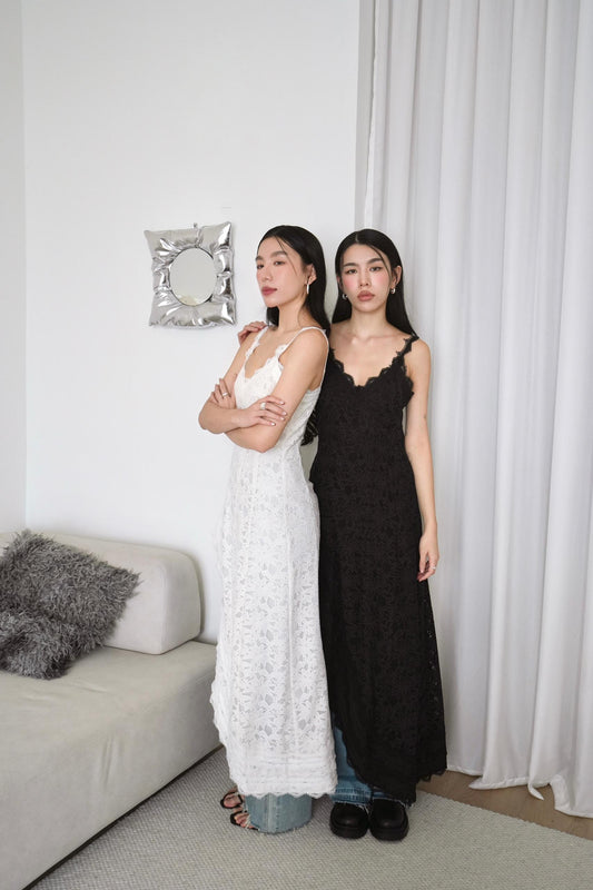 V-neck Lace Dress