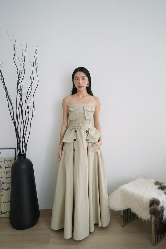 Utility Suspender Dress