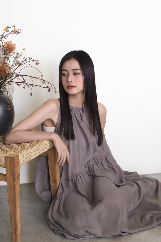 Lightweight flowy sleeveless dress