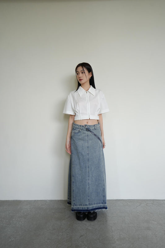 Crop Top Fashionable Shirt