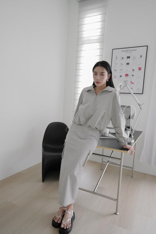 Hooded Short Windbreaker