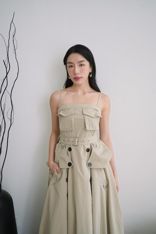 Utility Suspender Dress