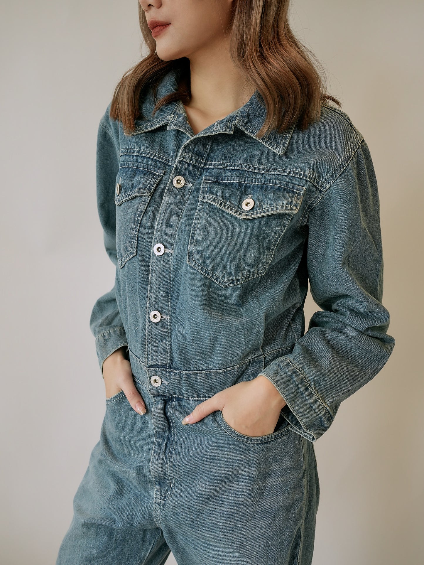 Denim Jumpsuit