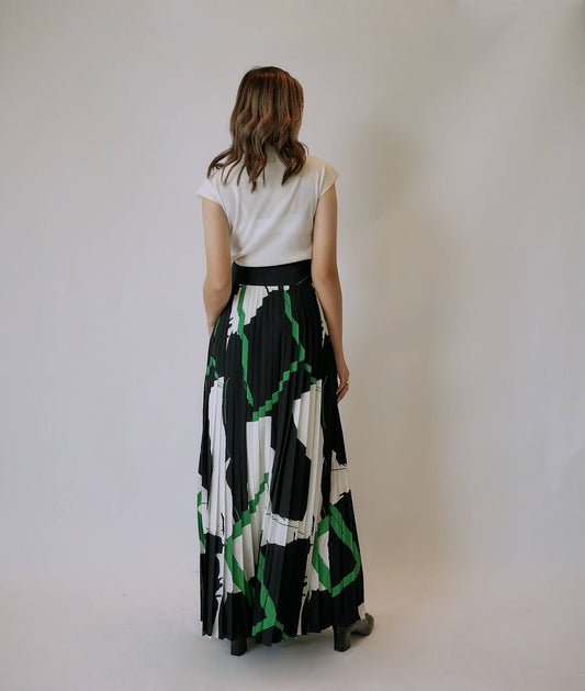 Accordion Pleated Skirt